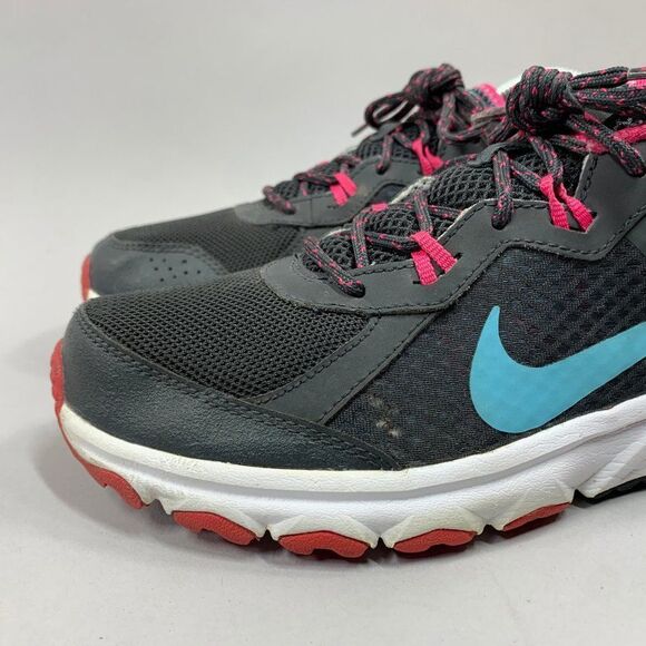 Nike Wild Trail Running Shoes Women's 10 Dark Grey Training Athletic‎ Sneakers - Picture 6 of 13
